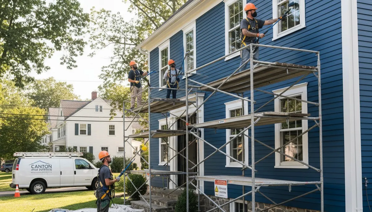 Painting contractor in Mansfield, MA providing interior and exterior residential painting services