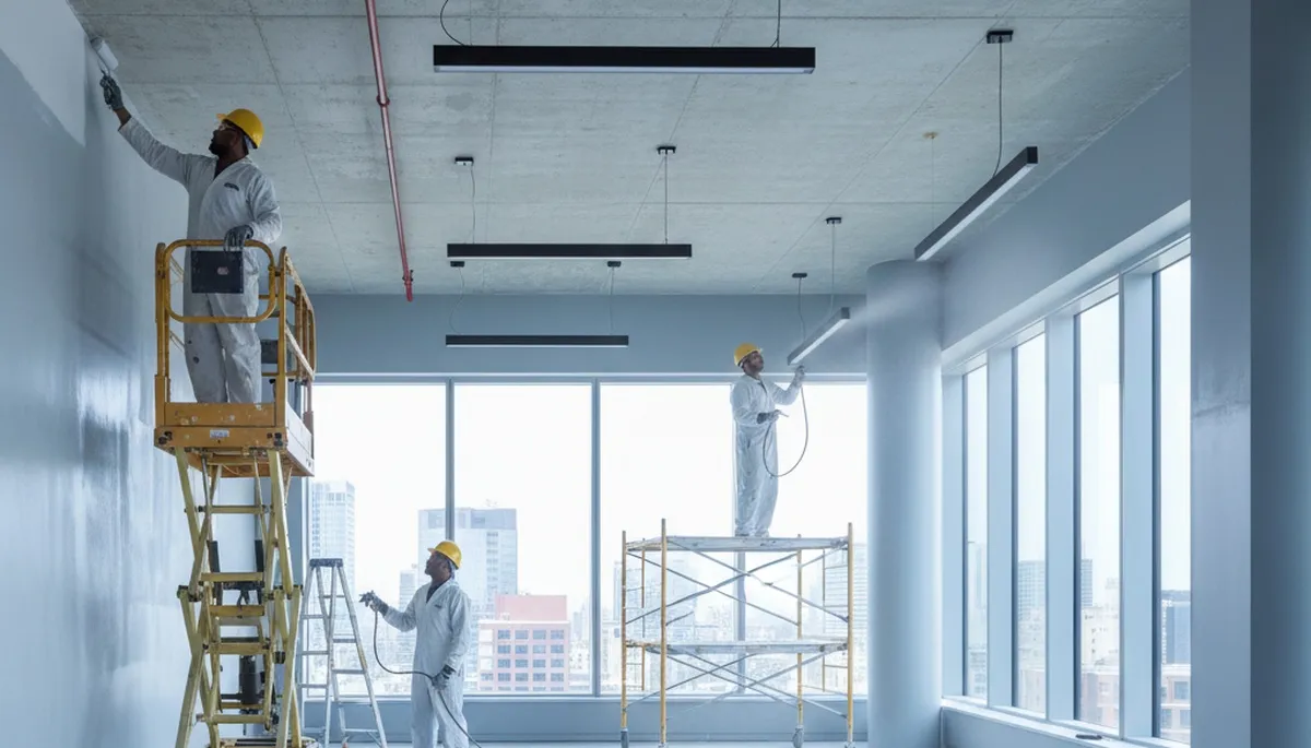 Commercial painting services in Mansfield, MA for durable business property coatings