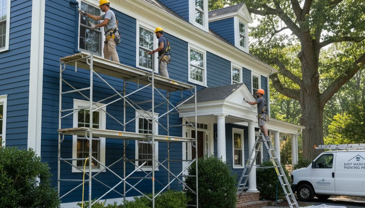 Painting contractor in Mansfield, MA providing professional interior and exterior painting services