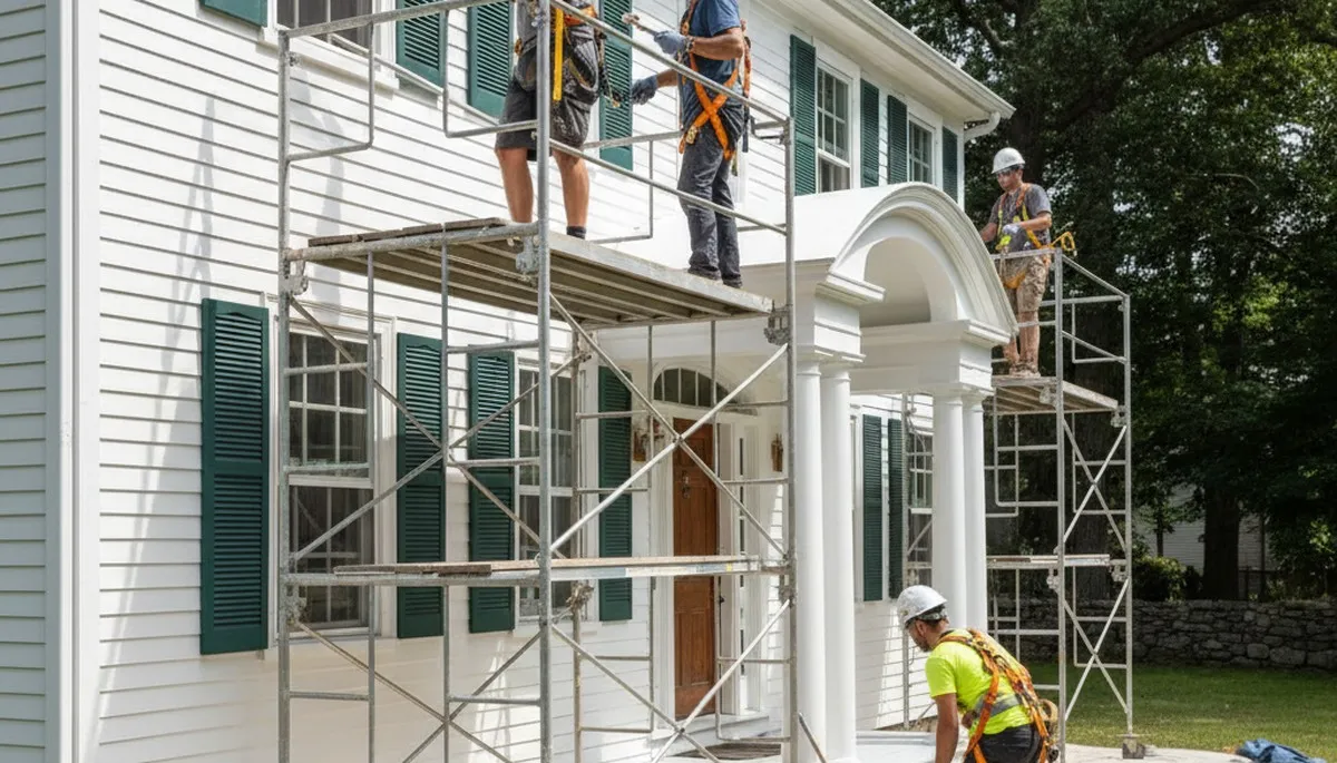 Painting contractors in Mansfield, MA providing professional interior and exterior painting services