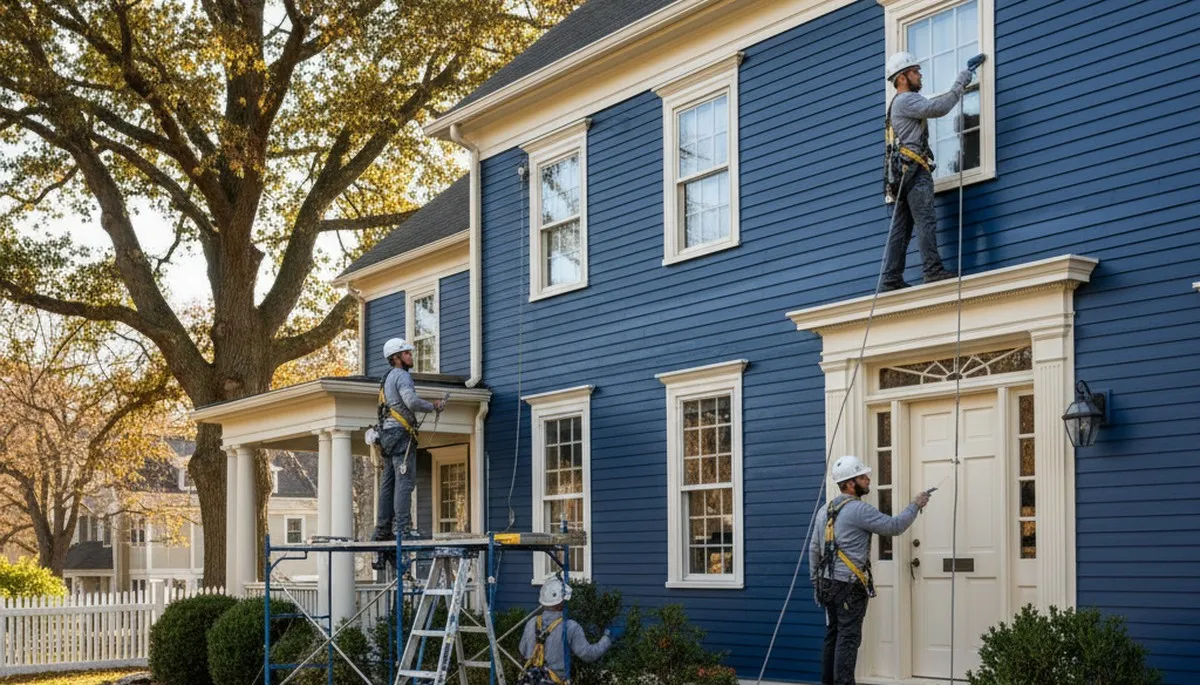 Painting company service in Mansfield, MA for residential and commercial interior and exterior projects