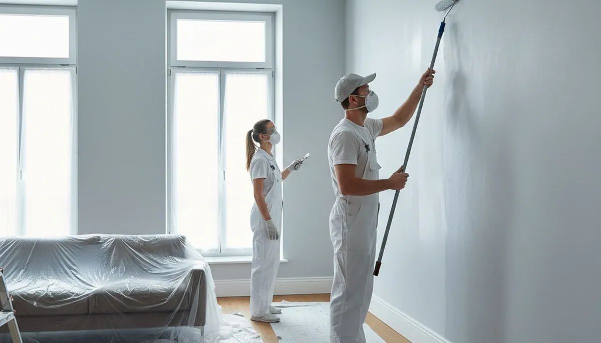 Interior house painting in Mansfield, MA by Mansfield Paint Pros for clean, durable room finishes