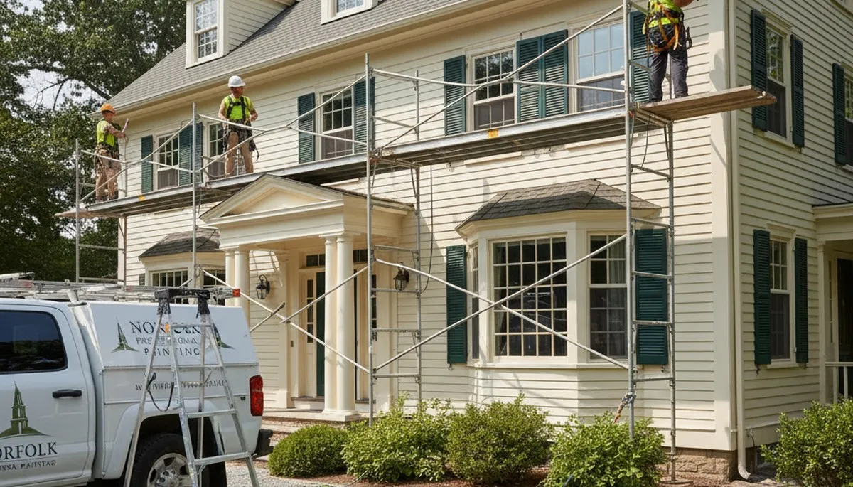 Painting company in Mansfield, MA providing professional interior and exterior house painting services