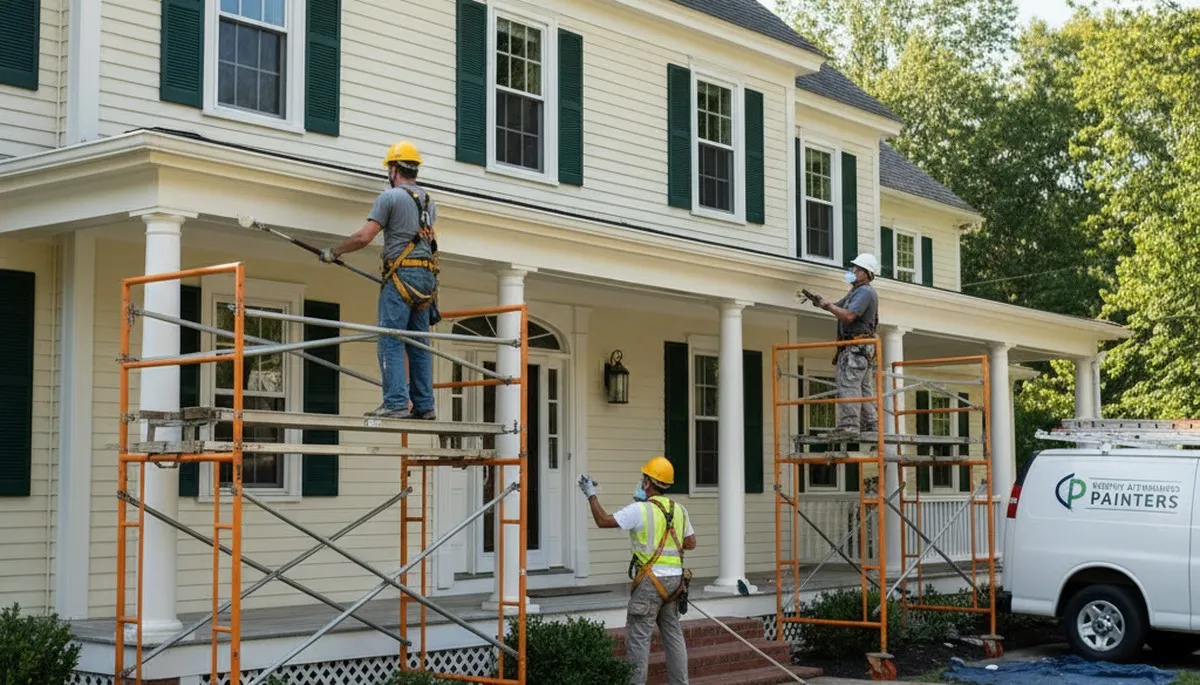 Painter team serving Mansfield, MA with professional residential and commercial painting services