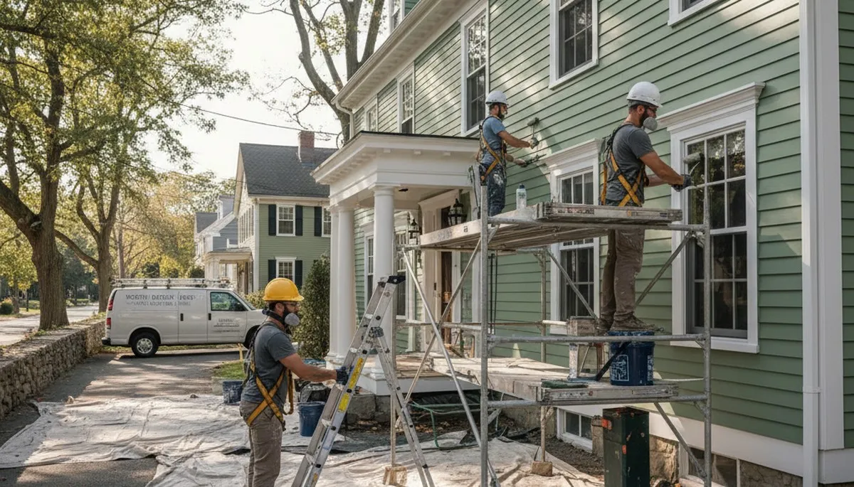 Painting contractor serving Mansfield, MA for residential and commercial interior and exterior projects