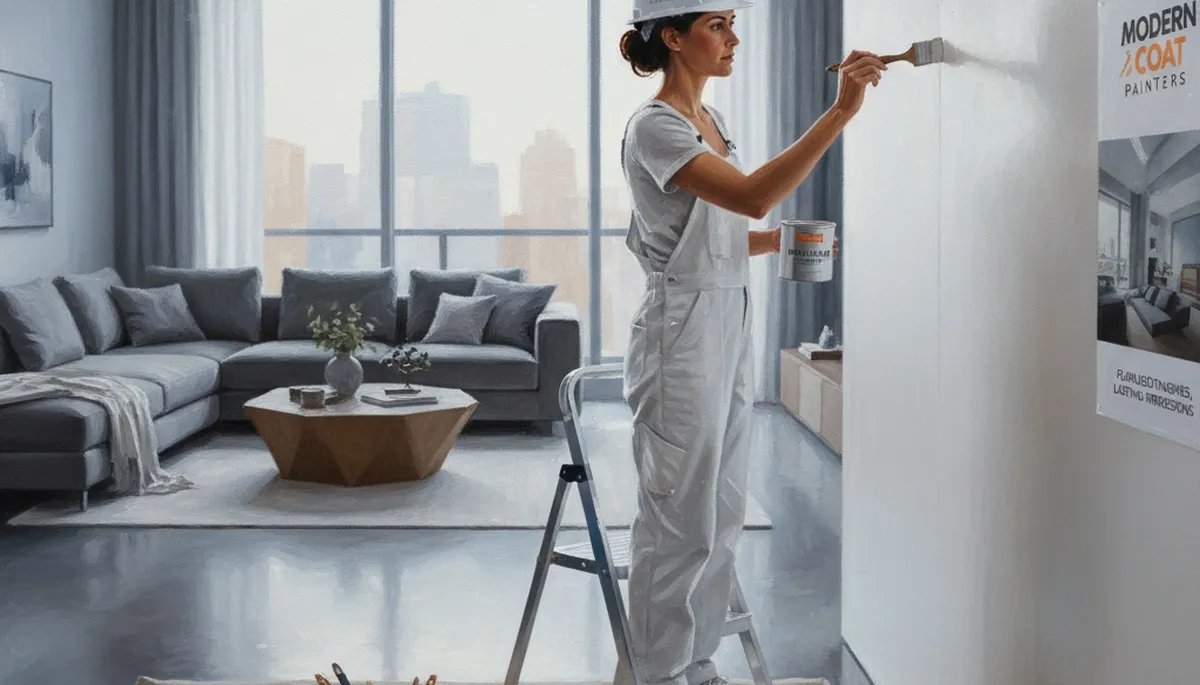 Paint touch-up service in Mansfield, MA by Mansfield Paint Pros for scuffs, chips, and faded walls