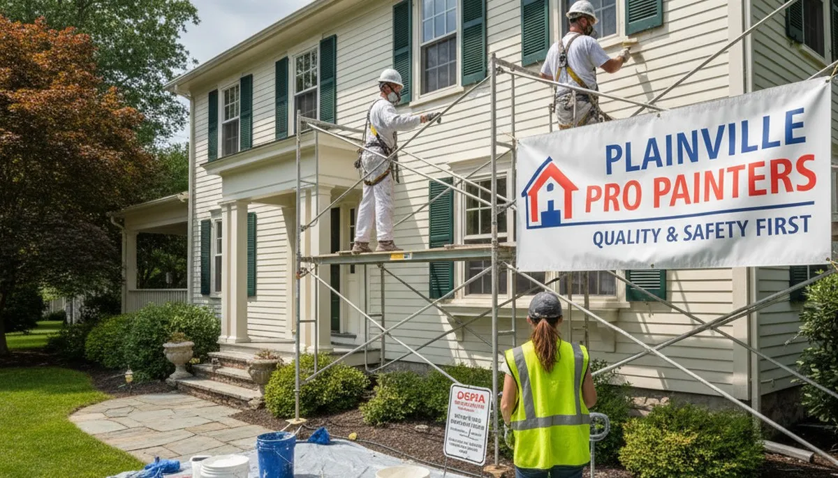 Painting contractor in Mansfield, MA providing professional interior and exterior painting services