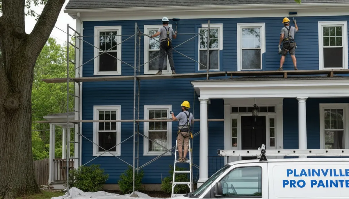 Painting crew serving Mansfield, MA for interior and exterior home painting projects