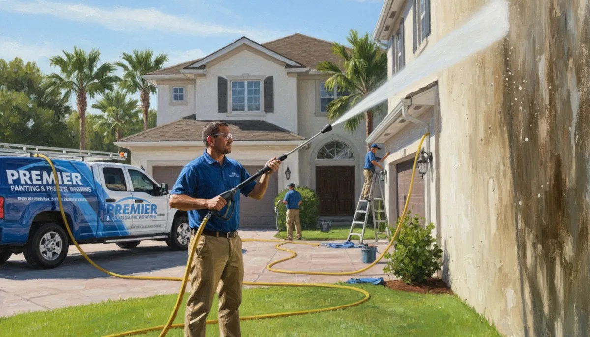 Pressure cleaning service in Mansfield, MA for removing mildew, grime, and salt buildup from exterior surfaces