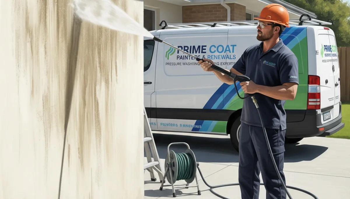 Pressure cleaning service in Mansfield, MA for removing mildew, grime, and salt buildup on exterior surfaces