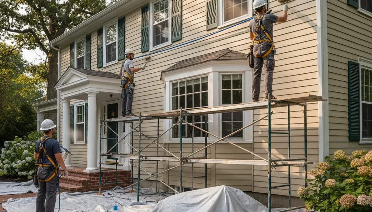 Painting contractor serving Mansfield, MA for residential and commercial interior and exterior painting
