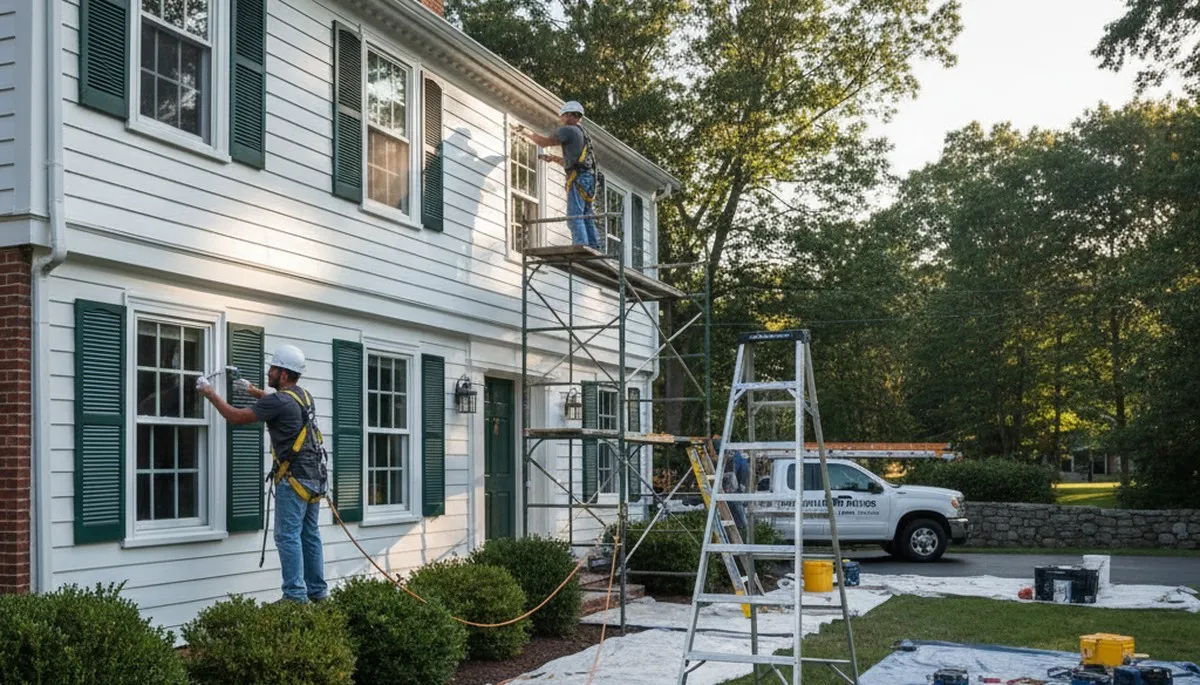 Mansfield, MA painting contractor serving homes and businesses with professional interior and exterior painting