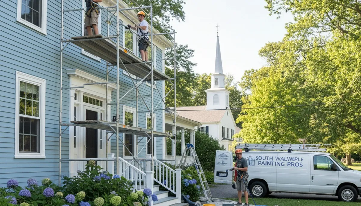 Painting crew serving Mansfield, MA, for residential and commercial interior and exterior painting