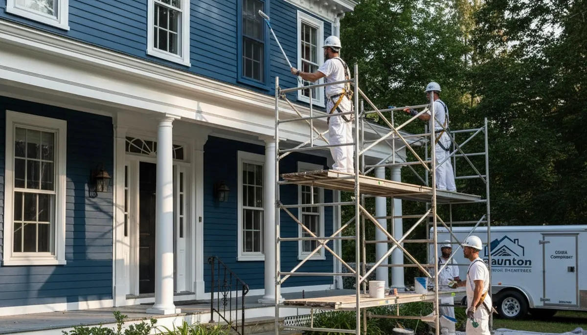 Painting contractors in Mansfield, MA providing professional interior and exterior home painting services