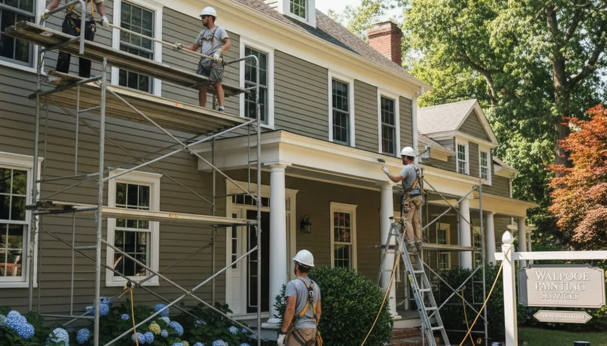 Painter team serving Mansfield, MA exterior and interior painting services