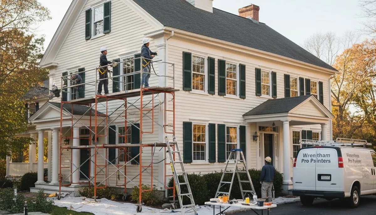 Painting contractor in Mansfield, MA providing professional interior and exterior home painting services