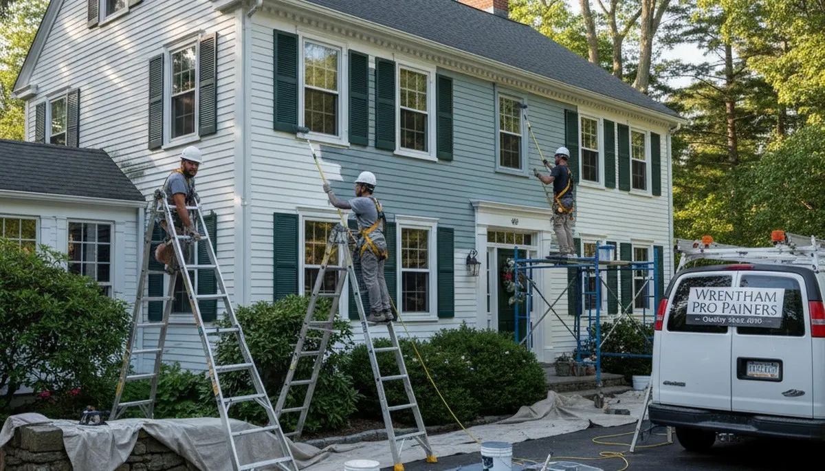 Painting contractor in Mansfield, MA providing professional residential and commercial painting services